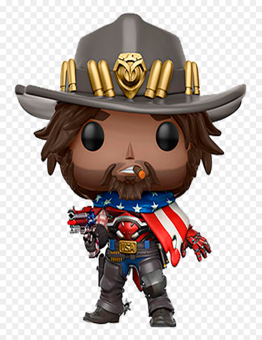 Funko Pop Overwatch Mccree, HD Png Download - mccree hat png