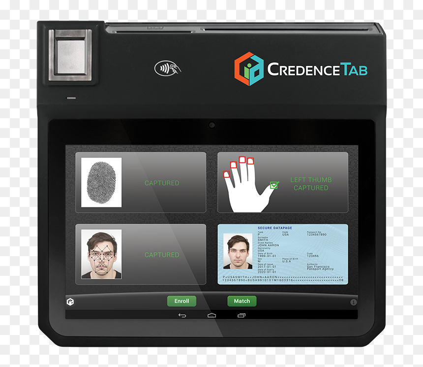 Credence Tab, HD Png Download - biometric png