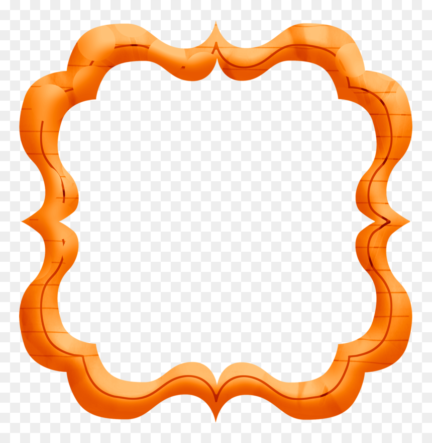 Фотки Paper Borders, Writing Paper, Picture Frames, - Marcos Para Tarjetas Color Naranja, HD Png Download - naranja png