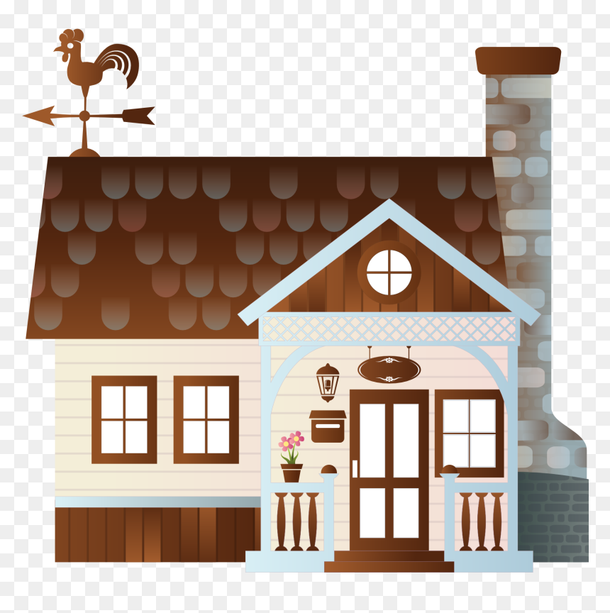 Clipart Of A Farm House - Farmhouse Clipart, HD Png Download - farmhouse png