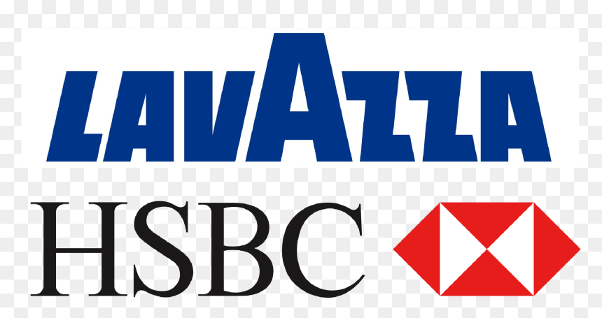 Lavazza & Hsbc Logos, HD Png Download - hsbc logo png