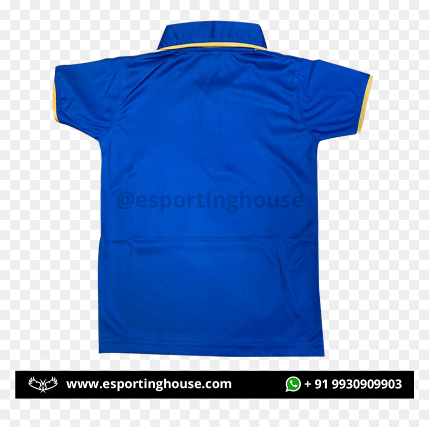 Polo Shirt, HD Png Download - mumbai indians png