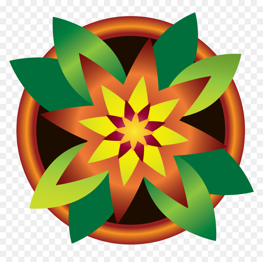 Abstract Clipart Diya - Abstracción De Cactus, HD Png Download - diya clipart png