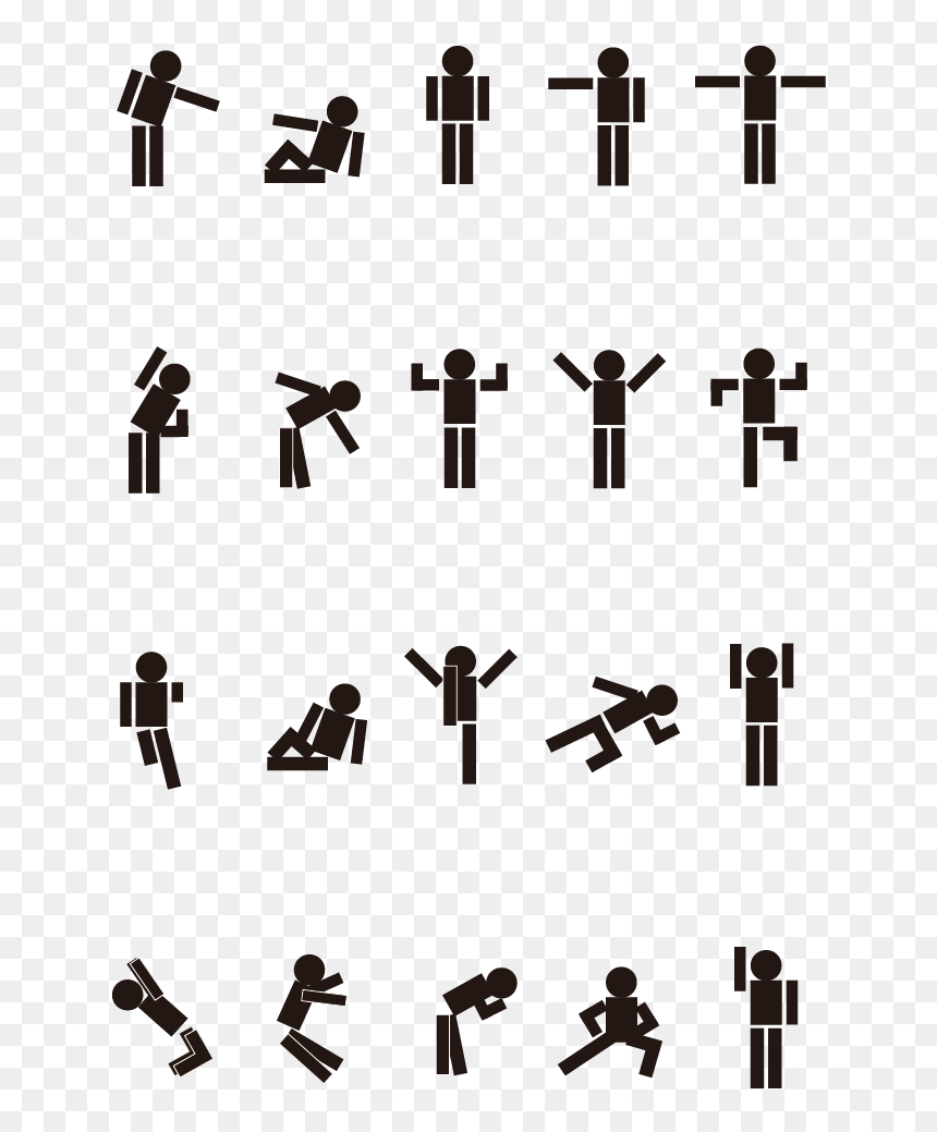 Gymnastics Sport Euclidean Vector - People Icon, HD Png Download - fig png