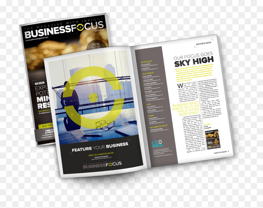 Business Focus Magazines - Flyer, HD Png Download - magazines png