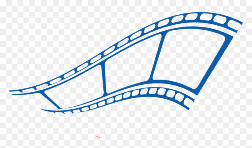 Video Icon, HD Png Download - color film strip png