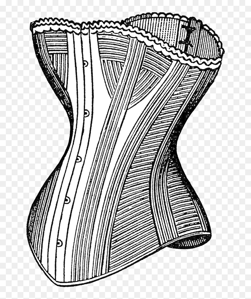 Transparent Corset Lacing Png - Corset, Png Download - corset png