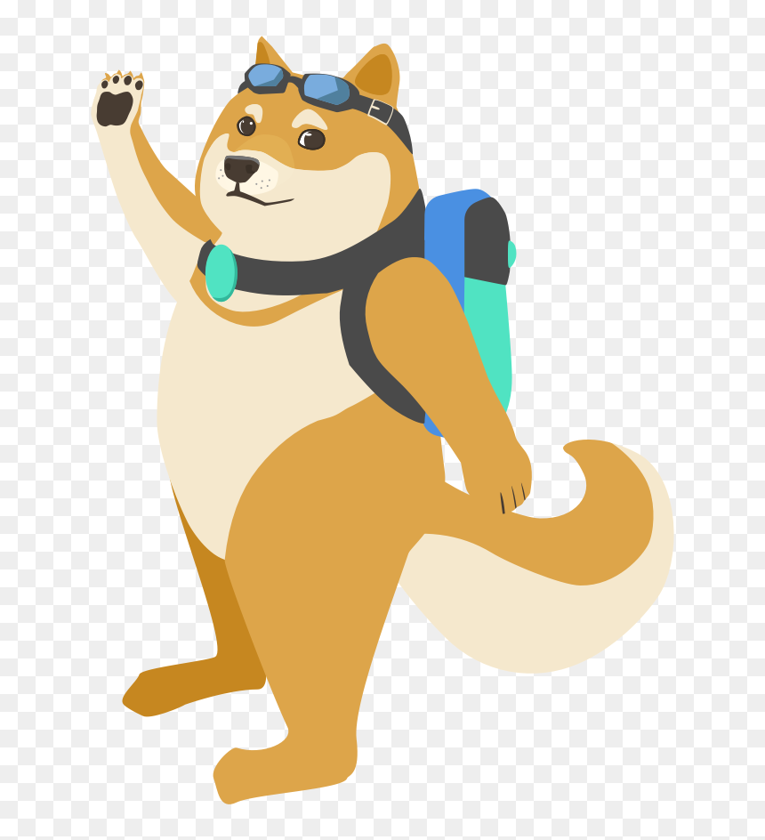 The Mascot And Logo For Dogear Is Inspired By The Infamous - Cartoon, HD Png Download - doge face png