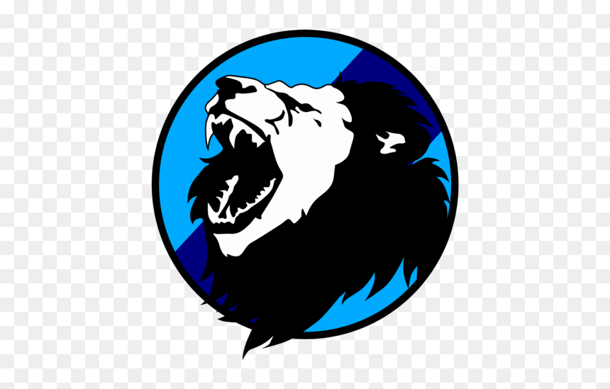 Character - Lion Head Silhouette Transparent, HD Png Download - roaring lion logo png