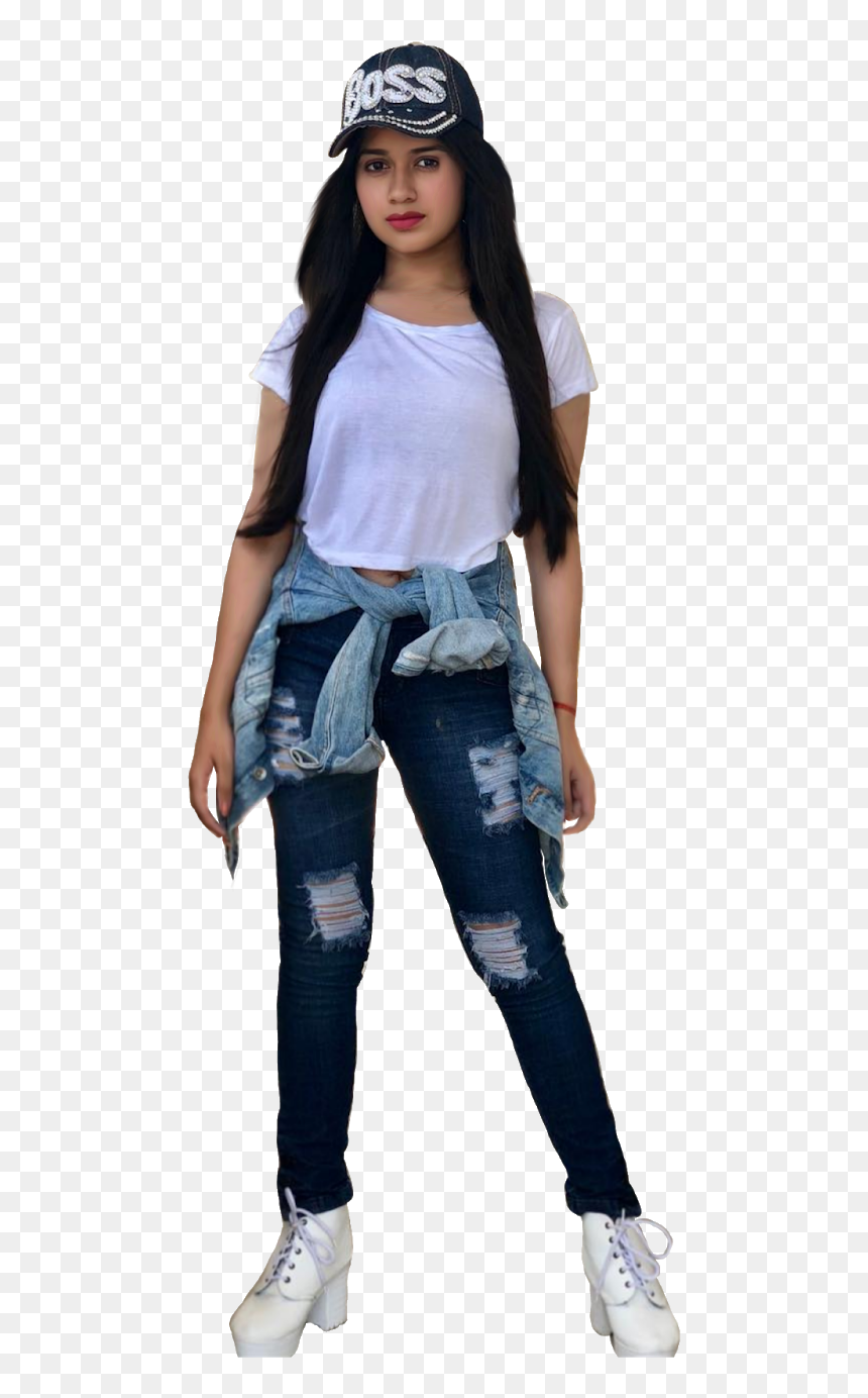 Jannat Zubair Real Height, HD Png Download - indian girl png image