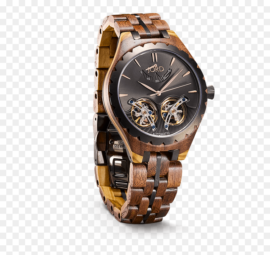 Eco-friendly Fathers Day Gift Guide Jord Wood Watch - Wooden Watch Jord Meridian, HD Png Download - eco friendly png