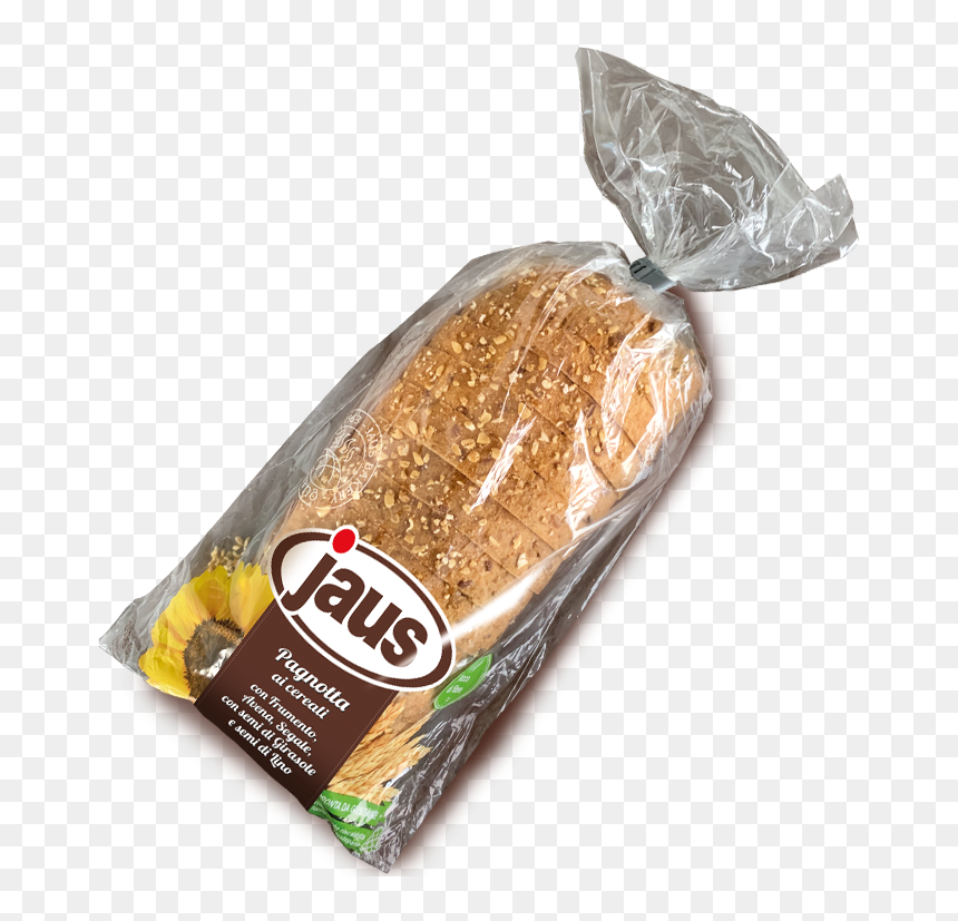 Cereals Bread With Sunflower Seeds And Linseeds - Jaus Pagnotta Ai Cereali, HD Png Download - bread loaf png