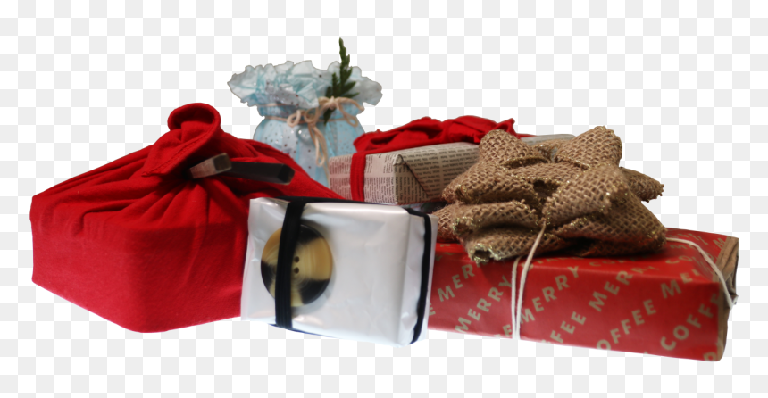 Four Of The Nine Gift Wrapping Alternatives Are Presented - Gift Wrapping, HD Png Download - eco friendly png