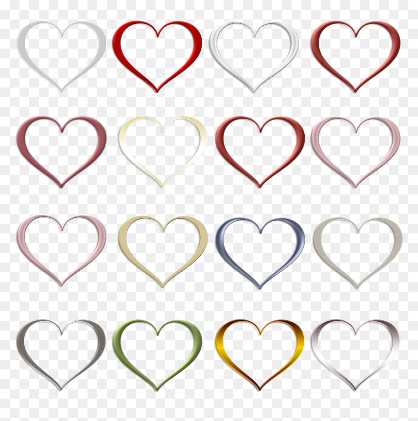 Wedding Heart Background - Gjennomsiktig Hjerte, HD Png Download - wedding heart background png