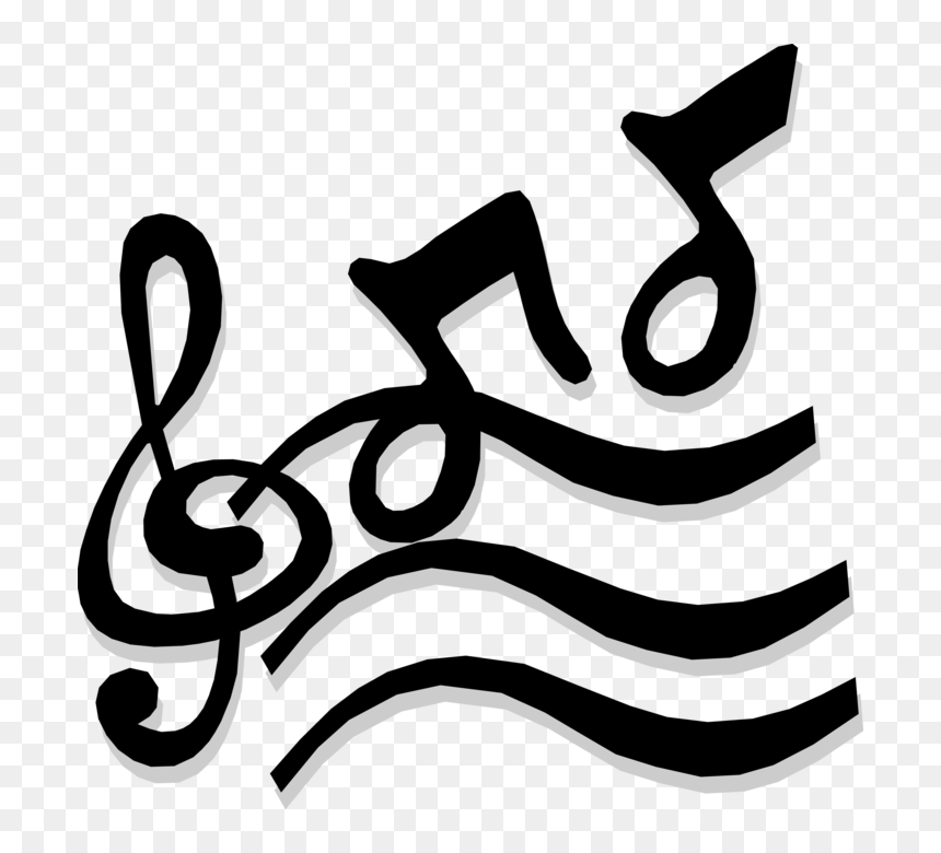 Vector Illustration Of Musical Notation Music Notes - Musical Note, HD Png Download - music notation png