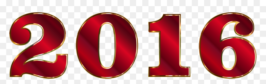 Gold 2016 Png - 2016 Clipart, Transparent Png - 2016 calendar png transparent