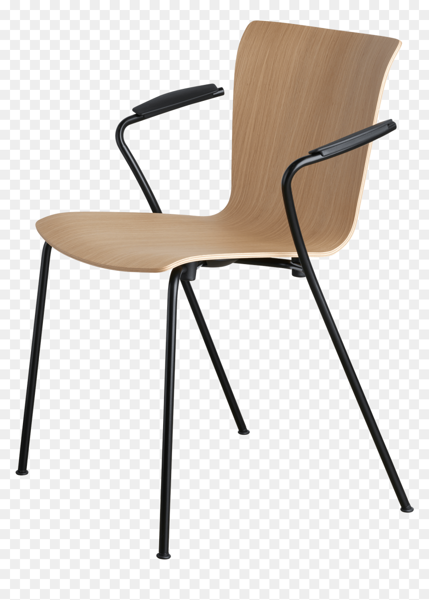 The Vico Duo Is A Stylish Veneer Stacking Chair By - Fritz Hansen Vico Duo, HD Png Download - stylish line png