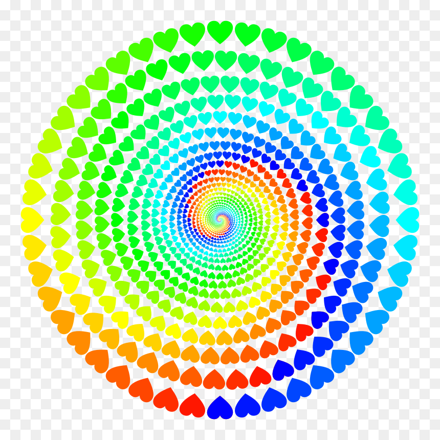 Spectrum Hearts Vortex - Israel Election Results 2019, HD Png Download - spectrum png