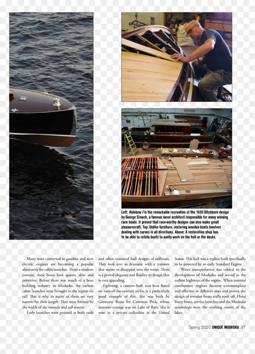 Left Rainbow I Is The Remarkable Recreation Of The - Dinghy, HD Png Download - wood boat png