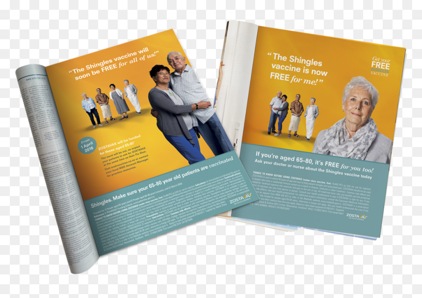Zostavax Magazines - Flyer, HD Png Download - magazines png