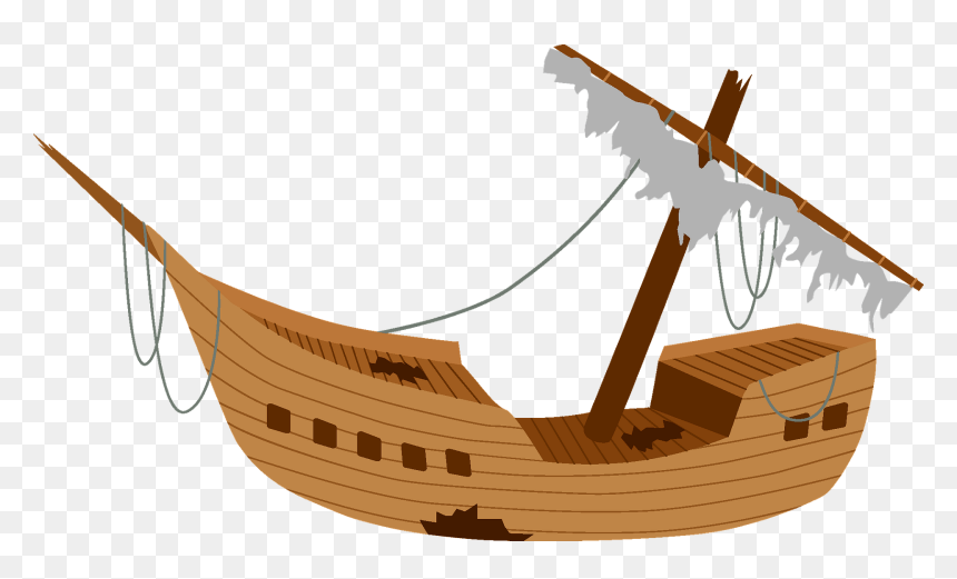Wood Boat Png, Transparent Png - wood boat png