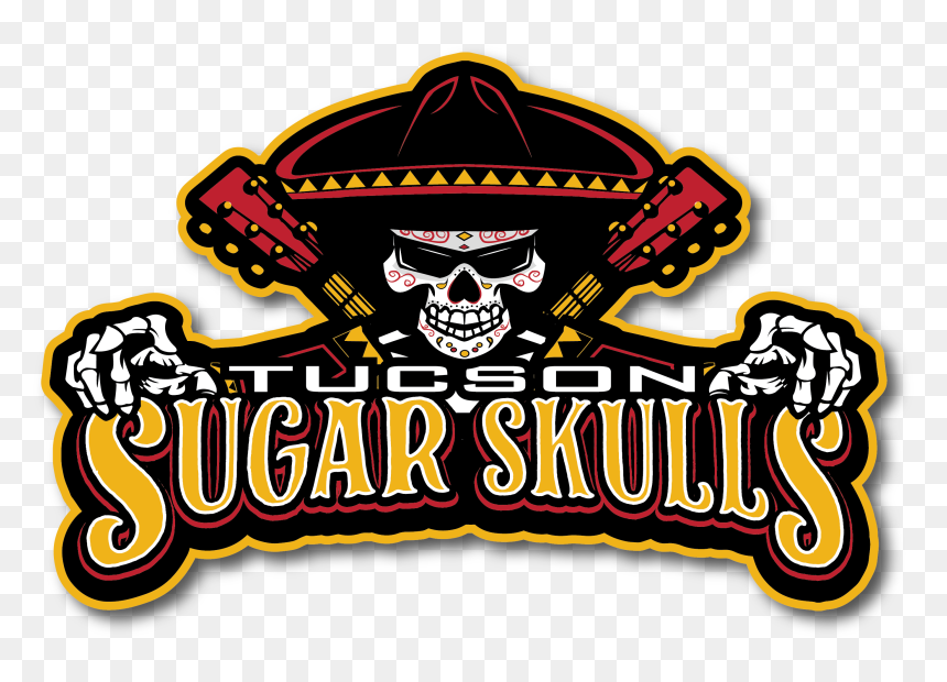 Tucson Sugar Skulls Football, HD Png Download - drop shadow png