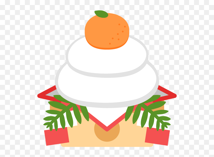 Kagami Mochi Free Vector, HD Png Download - new year offer png