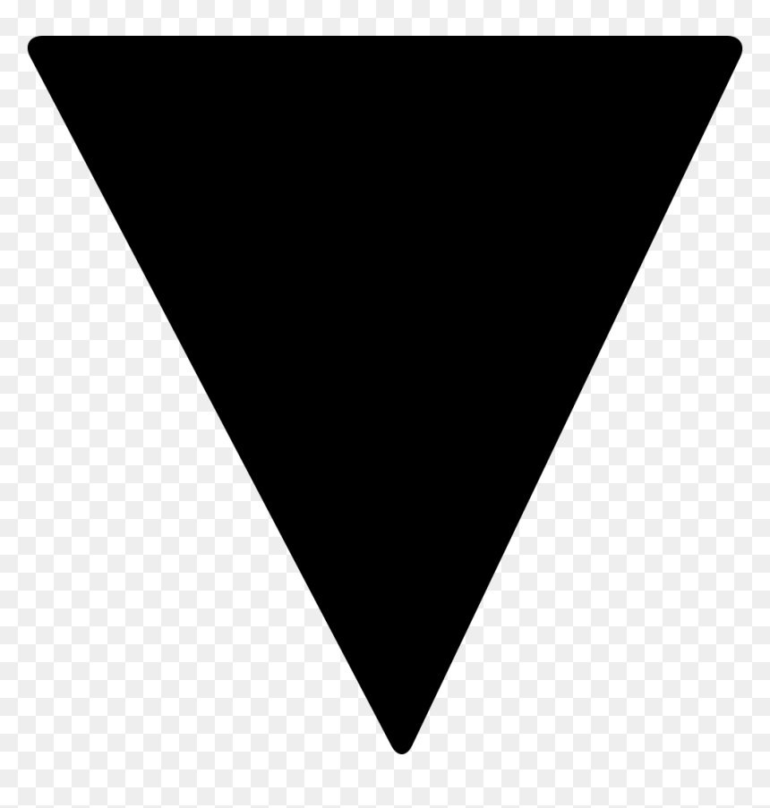 Drop Color Comments - Черный Треугольник, HD Png Download - color drop png