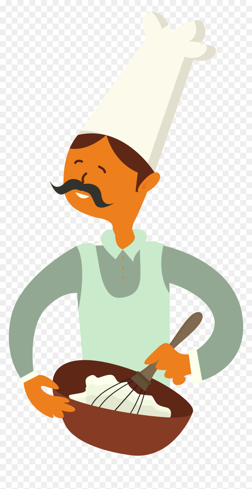 Illustration, HD Png Download - chef cooking clipart png