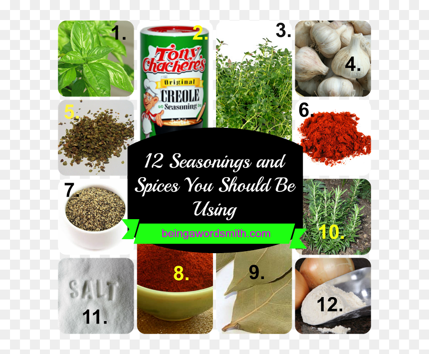 12 Seasonings And Spices You Should Be Using By Being - Natural Foods, HD Png Download - spices png images