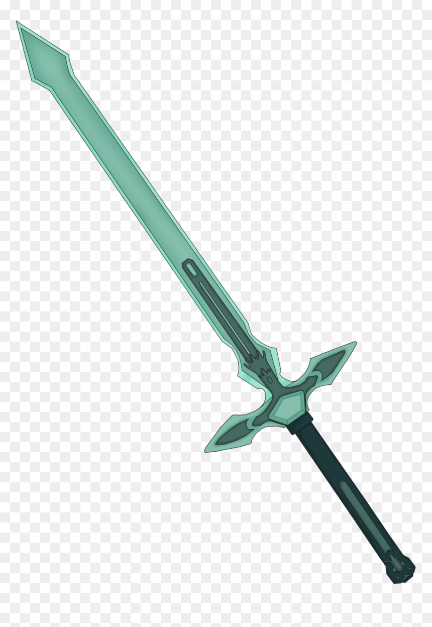 28 Collection Of Kirito Sword Dark Repulser Drawing - Kirito Sword Dark Repulser Png, Transparent Png - sward png