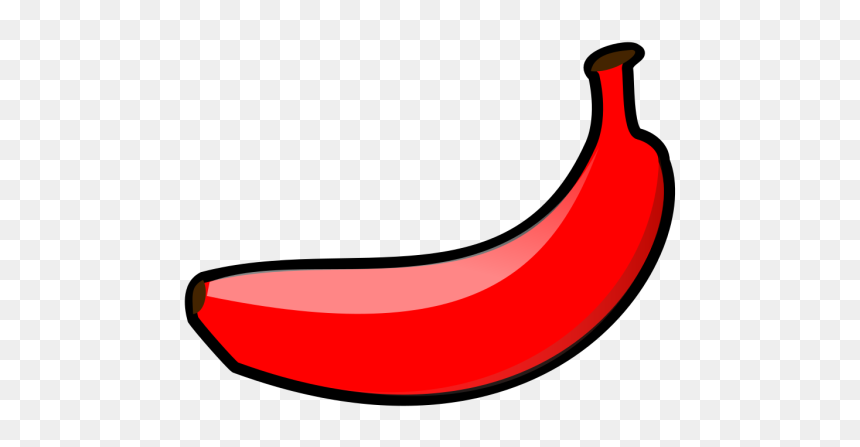 Cartoon Red Banana, HD Png Download - banana png images