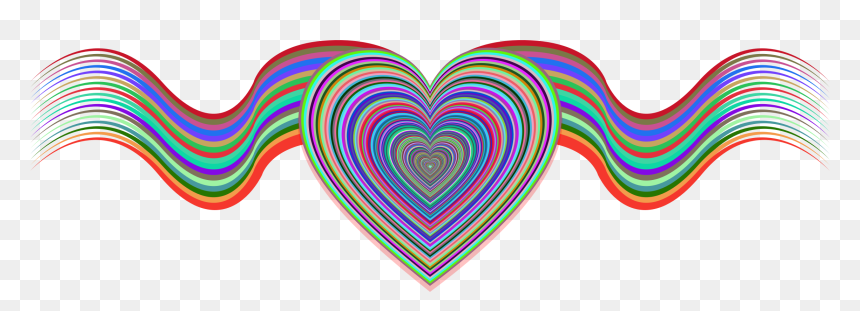 Heart Ribbons Clip Arts - Ribbon Heart Clipart Png, Transparent Png - ribbons png images