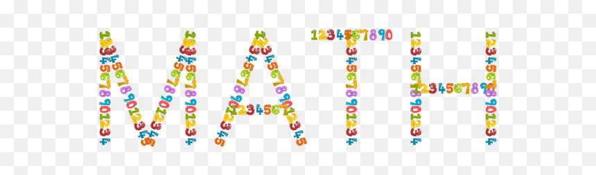 Number Animals Math Typography, HD Png Download - maths png