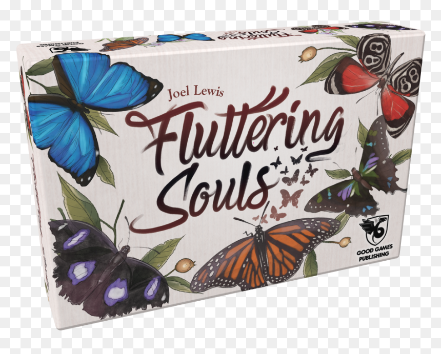 Flutteringsouls Box 3d Cropped - Fluttering Souls, HD Png Download - 3d butterfly png