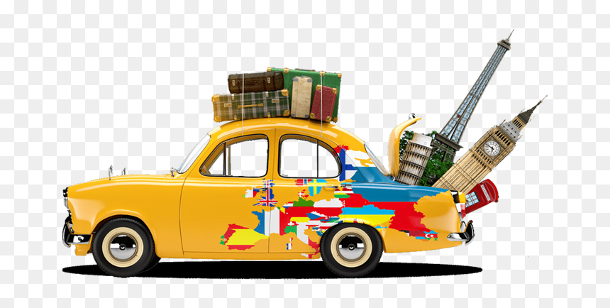 Travel And Tour Png, Transparent Png - ambassador car png