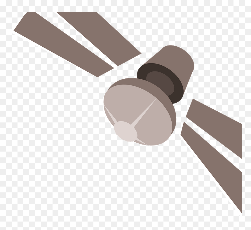 Satellite In Space Clipart - Graphic Design, HD Png Download - satellite clipart png