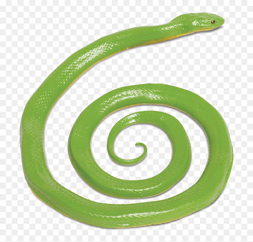Buy Action Figure Safari Rough Green Snake 257729 Elkor - Bright Green Snake Png, Transparent Png - green snake png