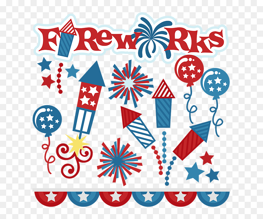 Fireworks Svg Cut Files For Scrapbooking Fireworks - Clip Art, HD Png Download - firecrackers clipart png
