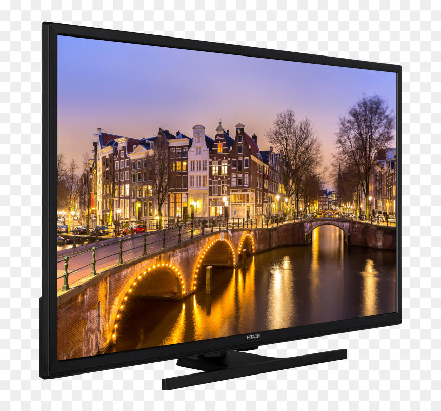 Amsterdamse Grachten, HD Png Download - wall led tv png