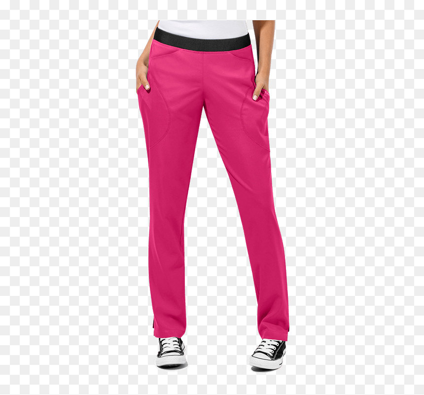 Pink Trousers Png Free Images - Pantaloni Dama Medicali Elastici, Transparent Png - trousers png