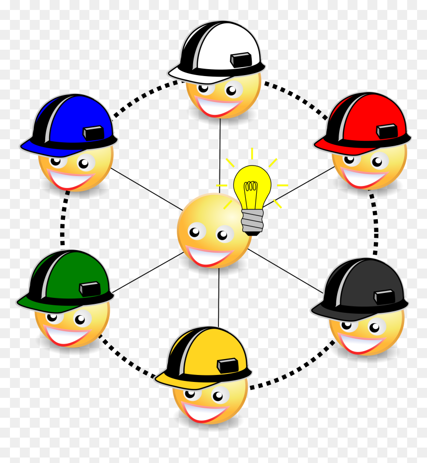Six Hats To Thinking V2 Clip Arts - Clipart 6 Hat Thinking, HD Png Download - thinking smiley png