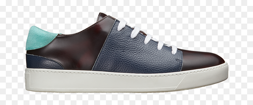 Sneakers With Leather Details - Suede, HD Png Download - formal shoes png