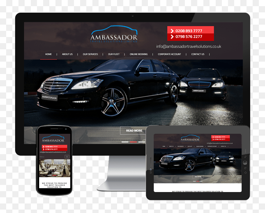 Chauffeur On Booking, HD Png Download - ambassador car png