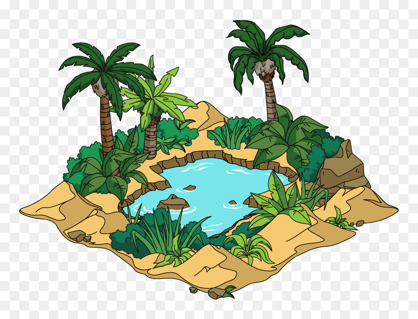 Tmp Decoration Oasis@4x2142751161 - Oasis Png, Transparent Png - oasis png