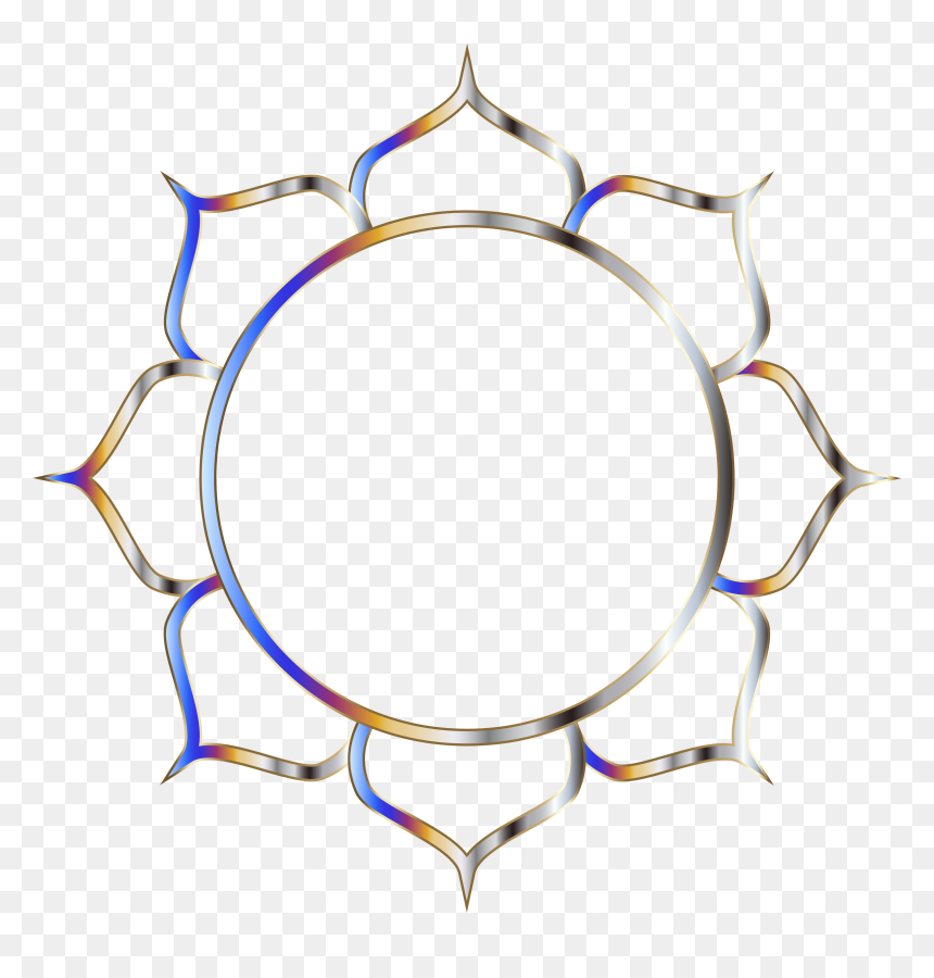 Transparent Flower Line Png, Png Download - om clipart png
