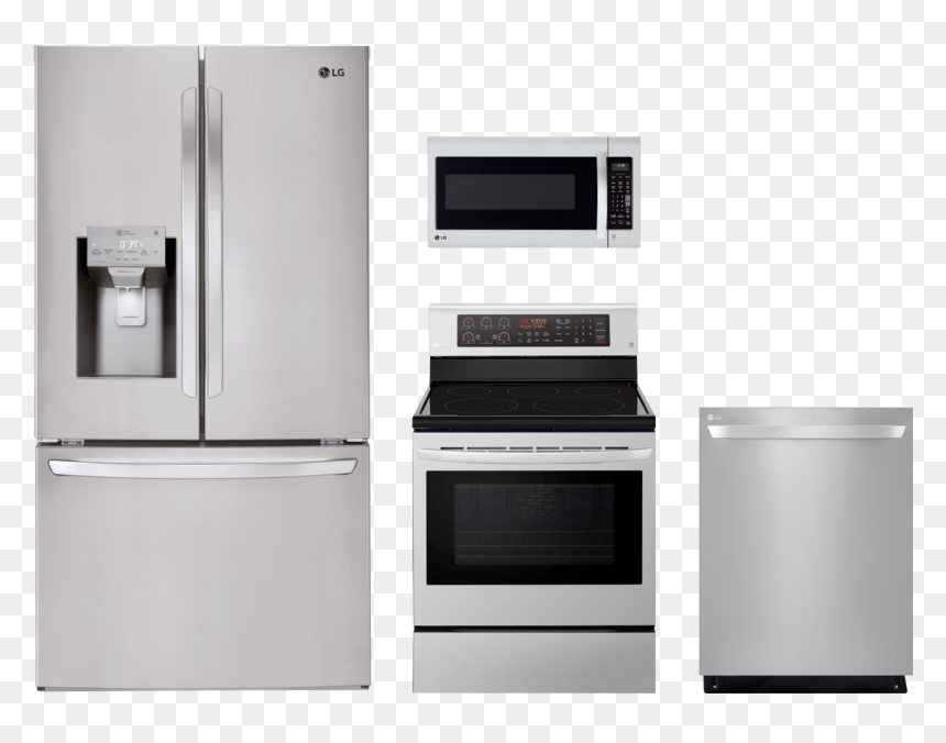 Appliances Packages, HD Png Download - lg refrigerator png