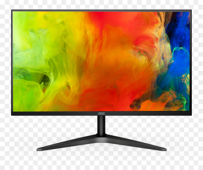Monitor Aoc 27b1h, HD Png Download - wall led tv png