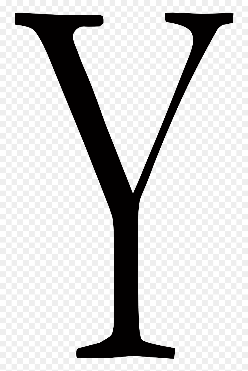 Letter Y Alphabet Typography Png Image - Alphabet Y Images Png, Transparent Png - typography png