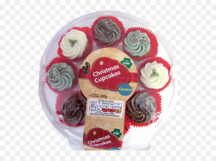Transparent Cupcake With Candle Png - Cupcake, Png Download - christmas cake png